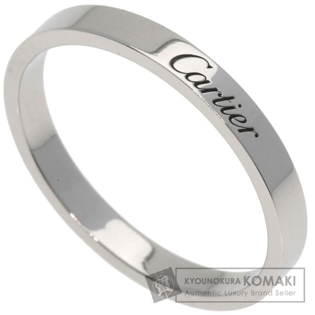 カルティエ CARTIER エングレーブド #66 リング・指輪 プラチナPT950 メンズ 中古