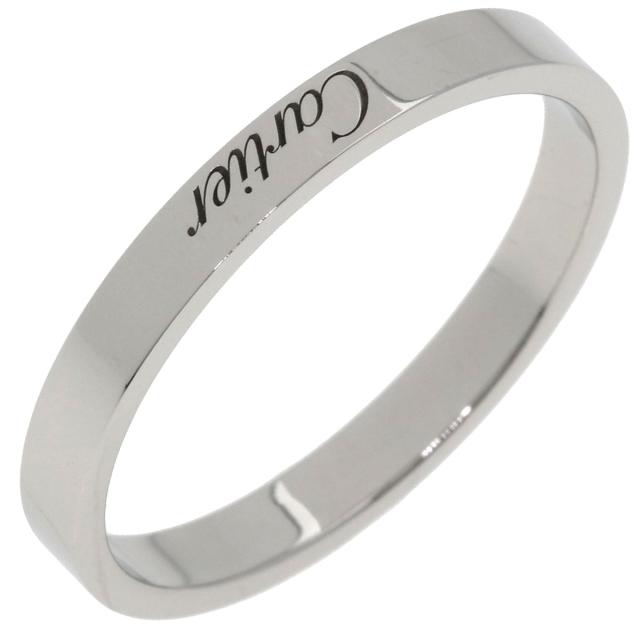 カルティエ CARTIER エングレーブド #66 リング・指輪 プラチナPT950 メンズ 中古_2