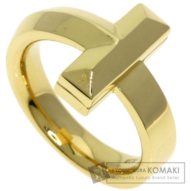ティファニー TIFFANY&Co. T ワン リング・指輪 K18イエローゴールド レディース 中古