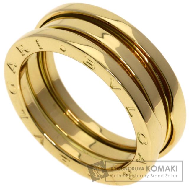 ブルガリ BVLGARI  B-zero1 ビーゼロワン 2バンド #57  リング・指輪 K18イエローゴールド 中古