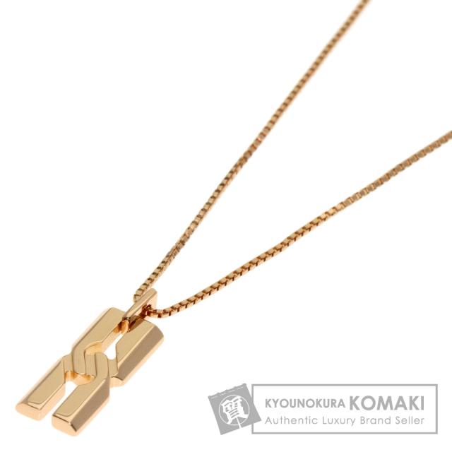 グッチ GUCCI ノットインフィニティ ネックレス K18ピンクゴールド レディース 中古