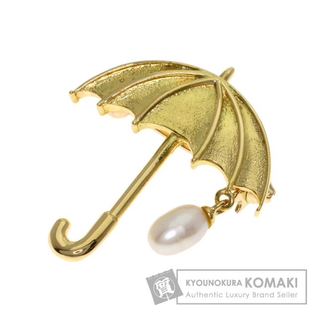 タサキ TASAKI アンブレラ パール 真珠 2WAY ブローチ ペンダントトップ 中古