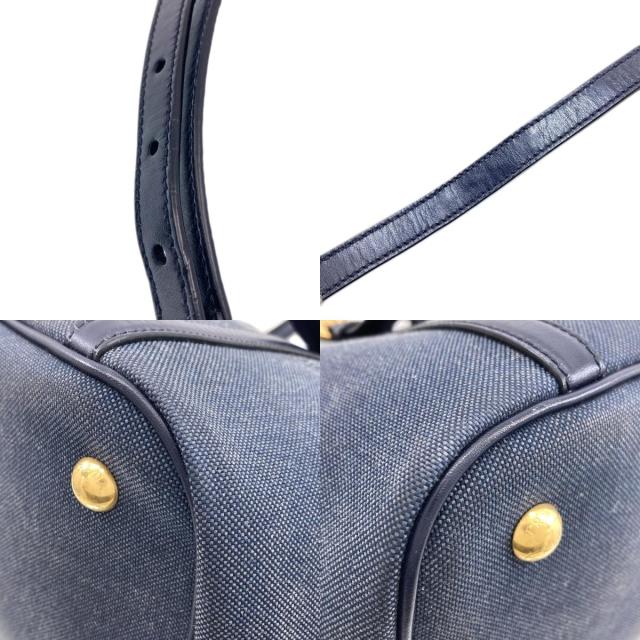 プラダ PRADA 2WAY ハンドバッグ キャンバス レディース 中古_8