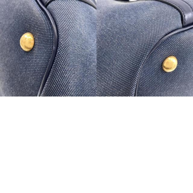 プラダ PRADA 2WAY ハンドバッグ キャンバス レディース 中古_9