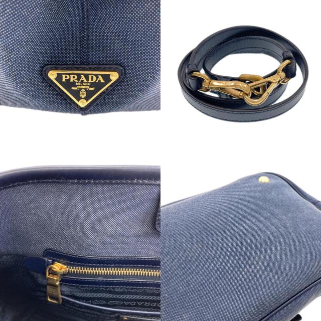 プラダ PRADA 2WAY ハンドバッグ キャンバス レディース 中古_5