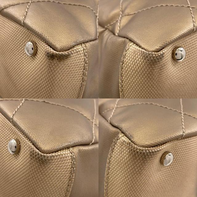 シャネル CHANEL パリビアリッツPM シルバー金具 トートバッグ キャンバス レディース 中古_9