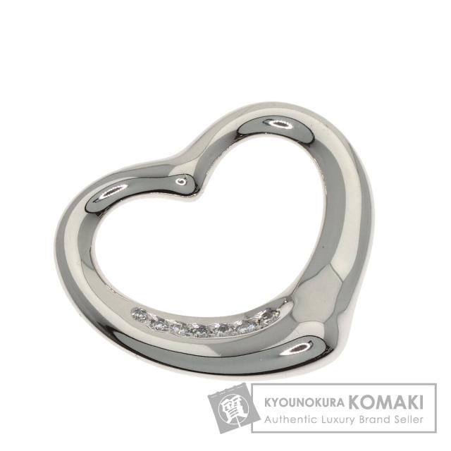 ティファニー TIFFANY&Co. オープンハート ダイヤモンド ペンダントトップ プラチナPT950 中古