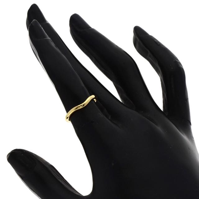 ティファニー TIFFANY&Co. カーブ ドバンド リング・指輪 K18イエローゴールド レディース 中古_6