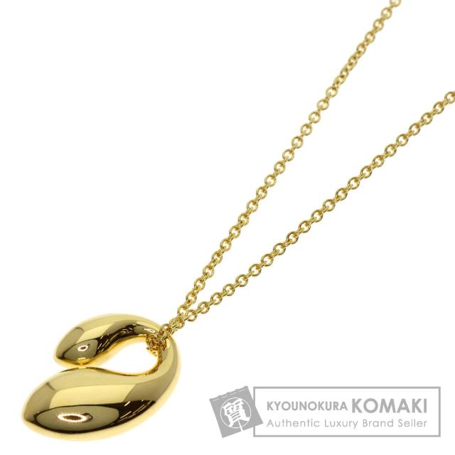 ティファニー TIFFANY&Co. ダブル ティアドロップ ネックレス K18イエローゴールド 中古