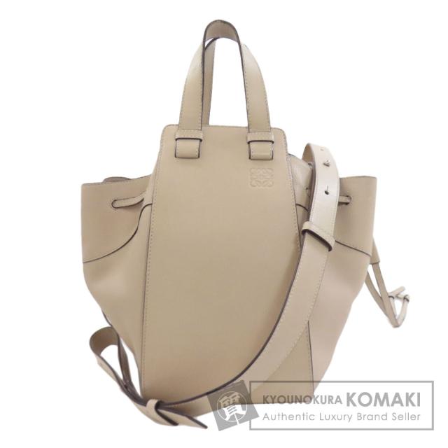 ロエベ LOEWE ハンモック 2WAY ハンドバッグ カーフ レディース 中古