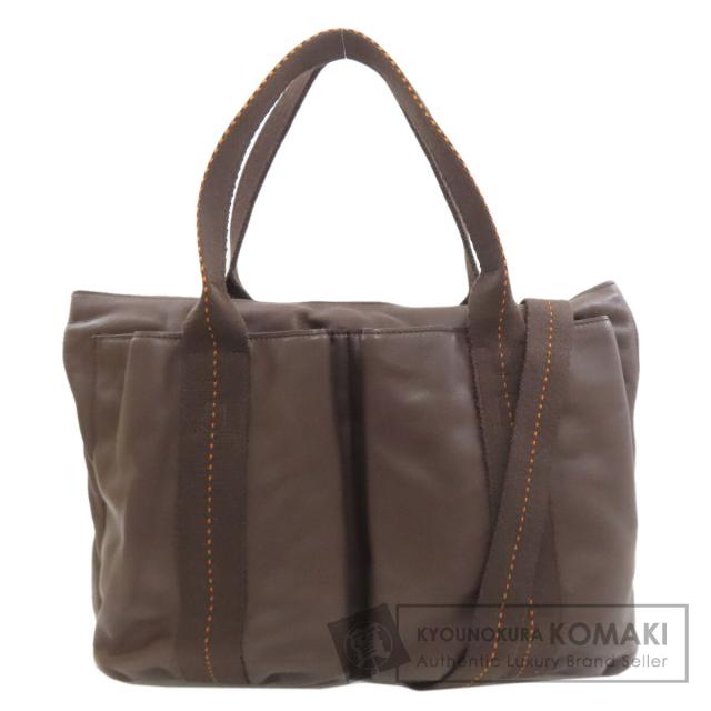 エルメス HERMES キャラバンホリゾンタルMM 2WAY ハンドバッグ カーフ レディース 中古