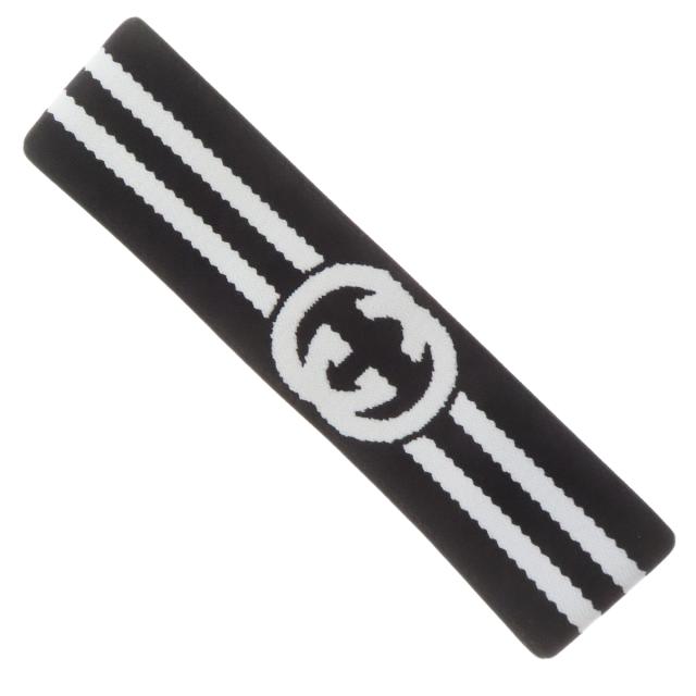 グッチ GUCCI 676646  インターロッキングG  ヘアアクセサリー ポリエステル レディース  中古_1
