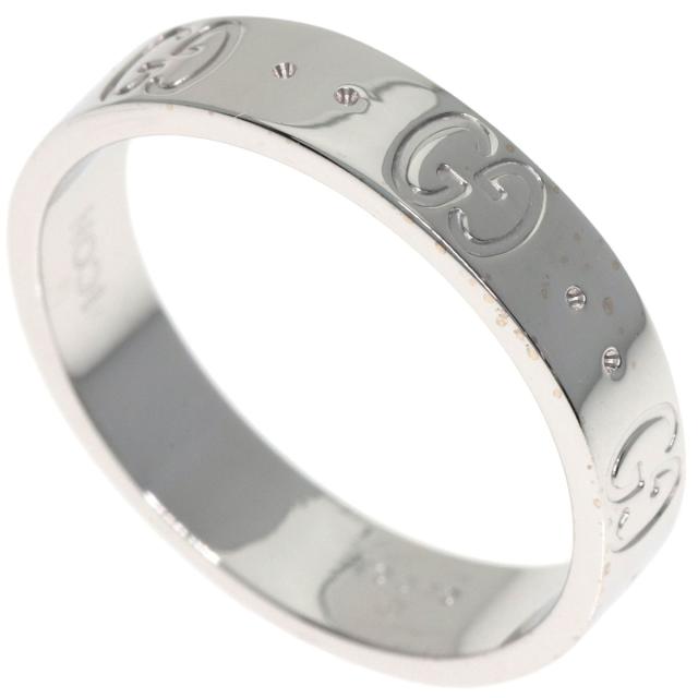 グッチ GUCCI アイコン #11 リング・指輪 K18ホワイトゴールド レディース 中古_1