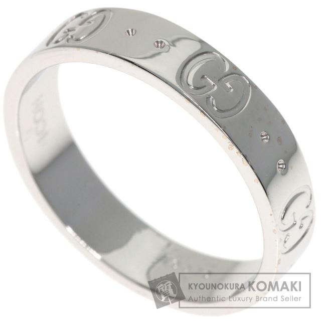 グッチ GUCCI アイコン #11 リング・指輪 K18ホワイトゴールド レディース 中古