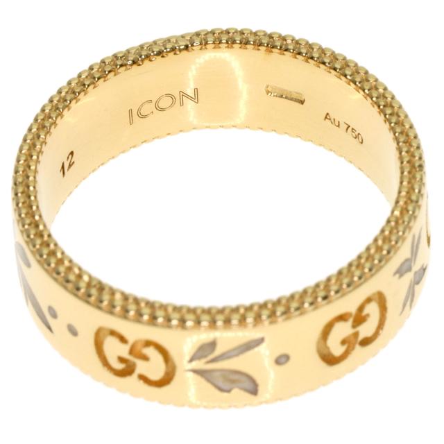 グッチ GUCCI  アイコン ブルーム  リング・指輪 K18イエローゴールド レディース  中古_4