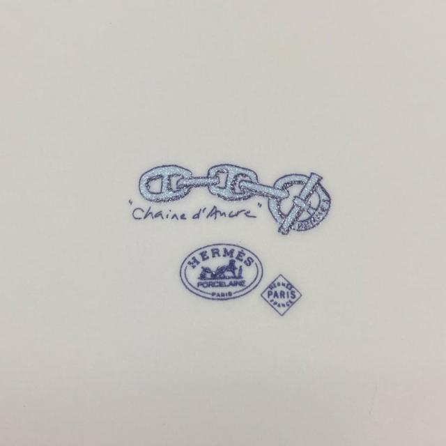 エルメス HERMES シェーヌ・ダンクル スクエアプレート 皿 陶器