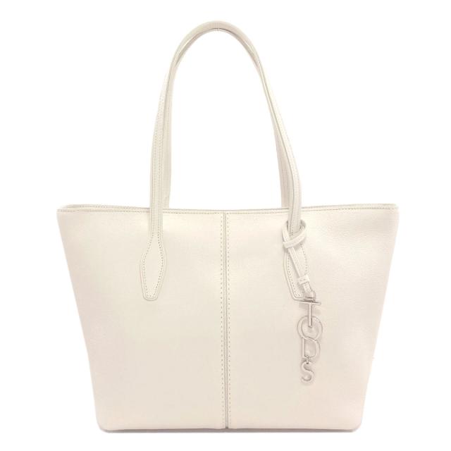 トッズ TODS シンプルデザイン トートバッグ レザー レディース 中古_1