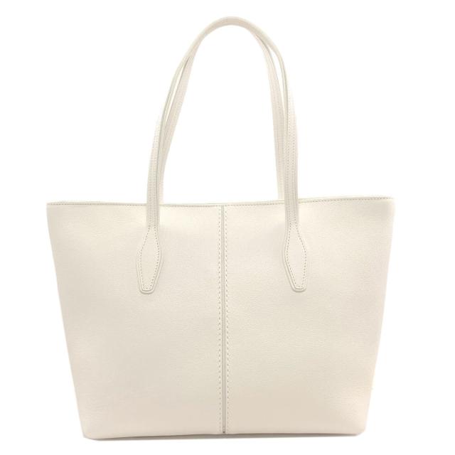 トッズ TODS シンプルデザイン トートバッグ レザー レディース 中古_2