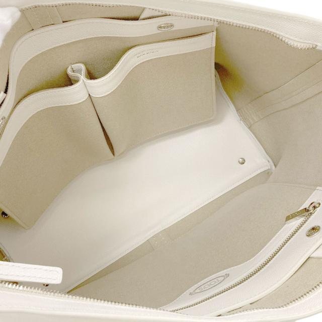 トッズ TODS シンプルデザイン トートバッグ レザー レディース 中古_5