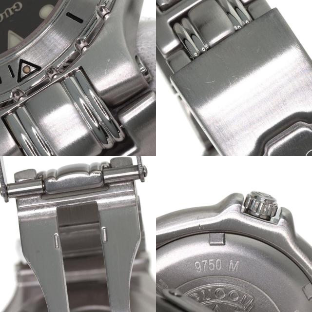 グッチ GUCCI 9750M ダイバー 腕時計 ステンレススチール SS メンズ