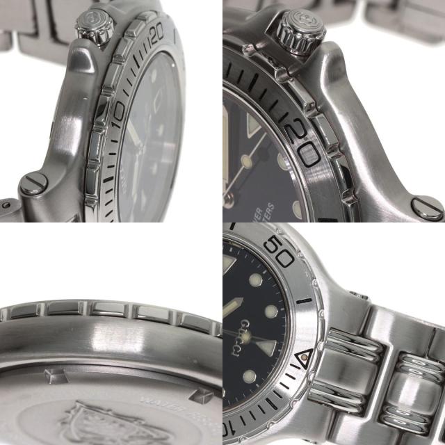グッチ GUCCI 9750M ダイバー 腕時計 ステンレススチール SS メンズ