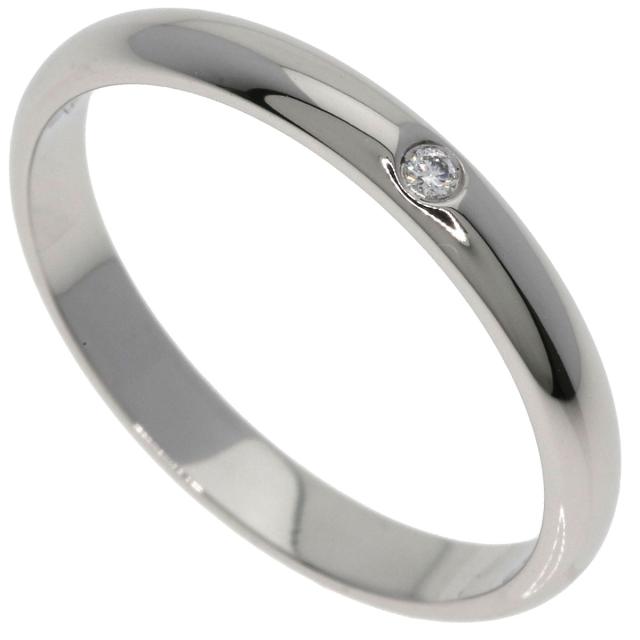 カルティエ CARTIER ウェディング 1P ダイヤモンド #51 リング・指輪 プラチナPT950 中古_1