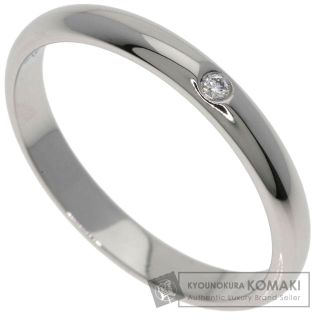 カルティエ CARTIER ウェディング 1P ダイヤモンド #51 リング・指輪 プラチナPT950 中古