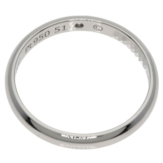 カルティエ CARTIER ウェディング 1P ダイヤモンド #51 リング・指輪 プラチナPT950 中古_4