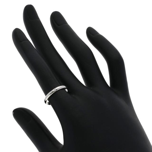 カルティエ CARTIER ウェディング 1P ダイヤモンド #51 リング・指輪 プラチナPT950 中古_6