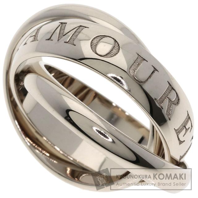 カルティエ CARTIER  トリニティ #51  リング・指輪 K18ホワイトゴールド レディース  中古