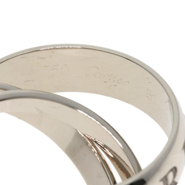 カルティエ CARTIER  トリニティ #51  リング・指輪 K18ホワイトゴールド レディース  中古_4