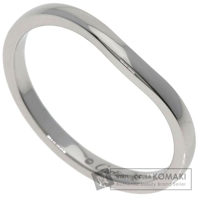 カルティエ CARTIER バレリーナ カーブ #55 リング・指輪 プラチナPT950 レディース 中古