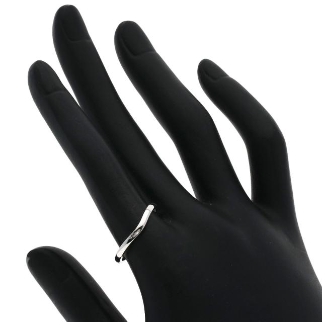 カルティエ CARTIER バレリーナ カーブ #55 リング・指輪 プラチナ 