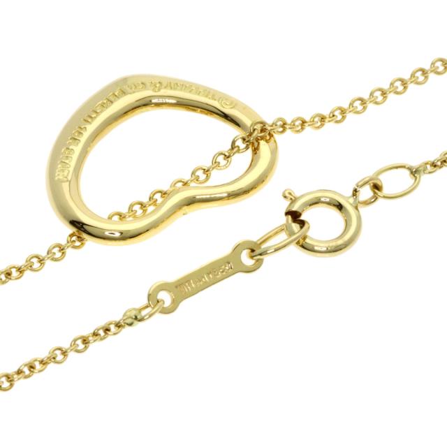 ティファニー TIFFANY&Co. オープンハート ネックレス K18イエロー 