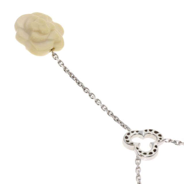 シャネル CHANEL  カメリア ダイヤモンド  ネックレス K18ホワイトゴールド レディース  中古_2