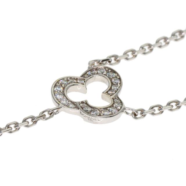 シャネル CHANEL  カメリア ダイヤモンド  ネックレス K18ホワイトゴールド レディース  中古_6