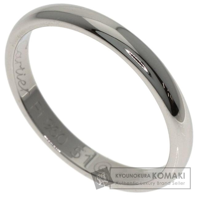 カルティエ CARTIER ウェディング #51 リング・指輪 プラチナPT950 レディース 中古
