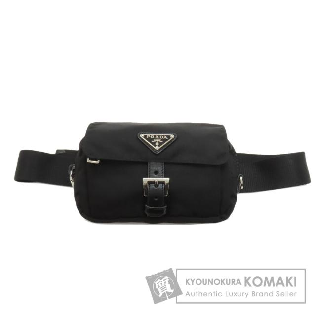 プラダ PRADA ロゴ金具 ヒップバッグ・ウエストバッグ ナイロン素材 レディース 中古