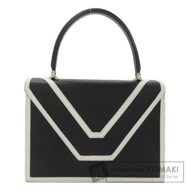 モラビト MORABITO Vライン ハンドバッグ レザー レディース 中古