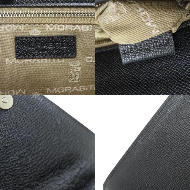 モラビト MORABITO Vライン ハンドバッグ レザー レディース 中古_6