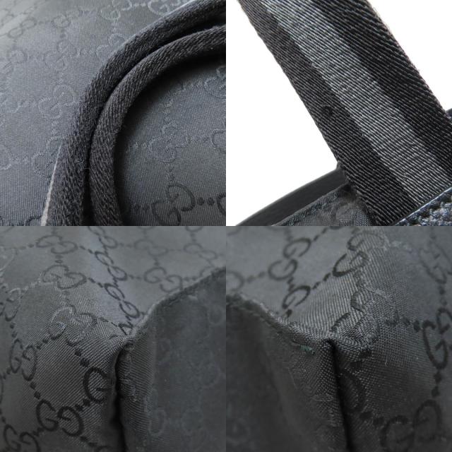 グッチ GUCCI 449177 アウトレット GG トートバッグ ナイロンキャンバス レディース 中古_8
