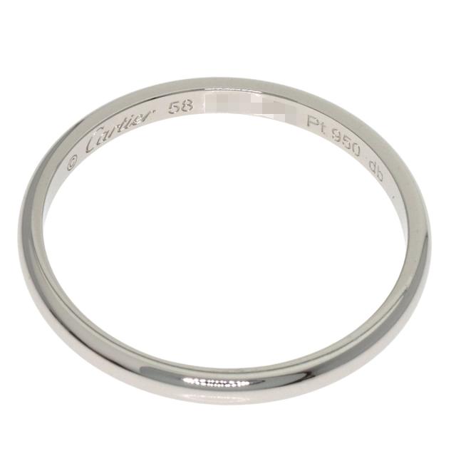 カルティエ CARTIER ウェディング #58 リング・指輪 プラチナPT950 メンズ 中古_4