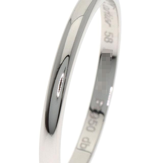 カルティエ CARTIER ウェディング #58 リング・指輪 プラチナPT950 メンズ 中古_6