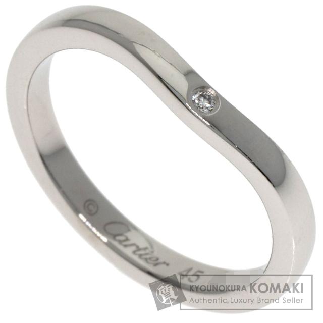 カルティエ CARTIER バレリーナ ウェディング 3P ダイヤモンド #45 リング・指輪 中古