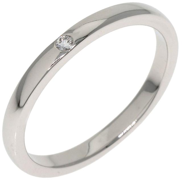 カルティエ CARTIER ウェディング 1P ダイヤモンド リング・指輪 プラチナPT950 レディース 中古_2