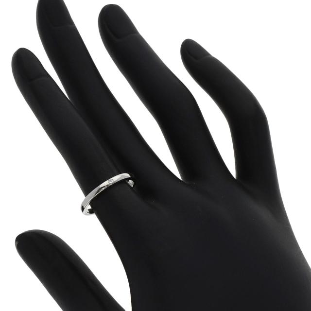 カルティエ CARTIER ウェディング 1P ダイヤモンド リング・指輪 プラチナPT950 レディース 中古_6