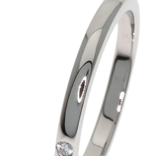 カルティエ CARTIER ウェディング 1P ダイヤモンド リング・指輪 プラチナPT950 レディース 中古_8