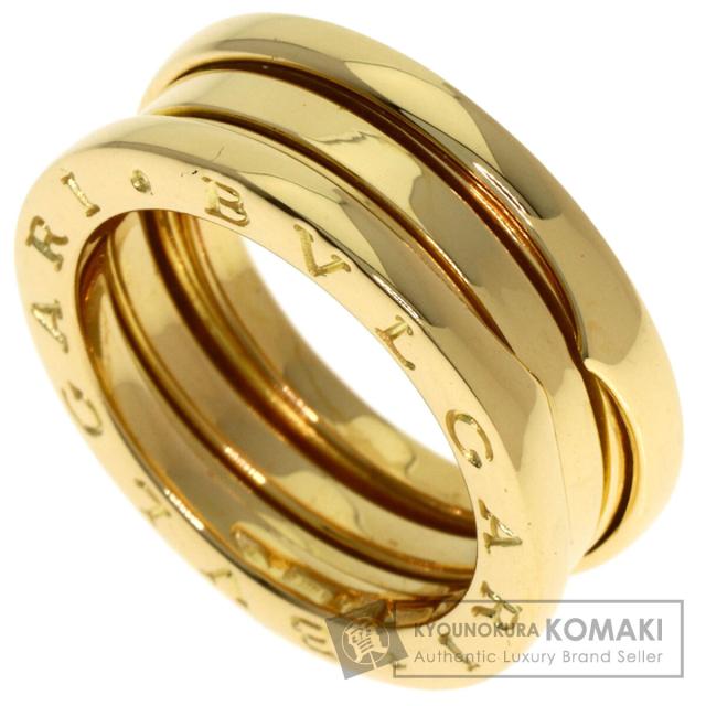 ブルガリ BVLGARI B-zero1 ビーゼロワン 2バンド #52 リング・指輪 K18イエローゴールド 中古