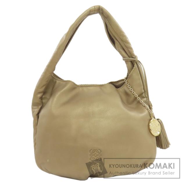 ロエベ LOEWE  アナグラム  ハンドバッグ レザー レディース  中古