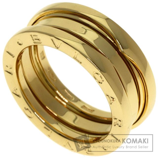 ブルガリ BVLGARI  B-zero1 ビーゼロワン 2バンド #52  リング・指輪 K18イエローゴールド 中古